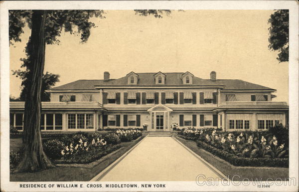 Residence of William E. Cross Middletown New York