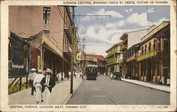 Central Avenue, Looking West, Panama City