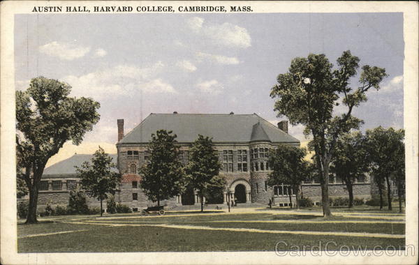 Harvard College - Austin Hall Cambridge Massachusetts