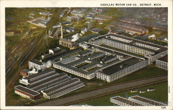 Cadillac Motor Car Company Detroit Michigan
