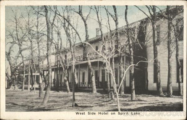 West Side Hotel on Spirit Lake Iowa