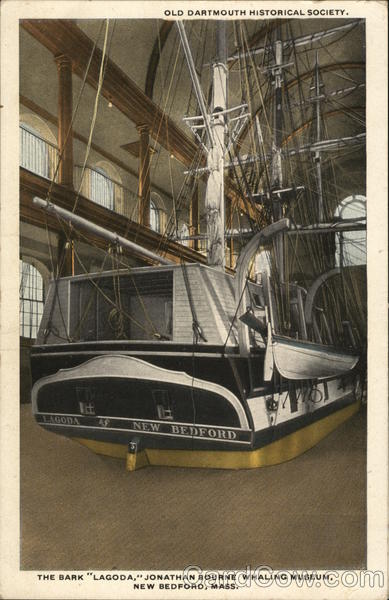 Jonathan Bourne Whaling Museum - The Bark Lagoda New Bedford Massachusetts