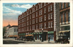 Barnes Hotel and Office Building Logansport, IN Postcard Postcard Postcard