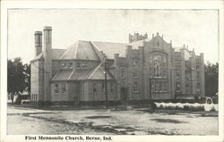 First Mennonite Church Berne, IN Postcard Postcard Postcard