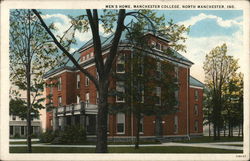 Men's Home, Manchester College Postcard