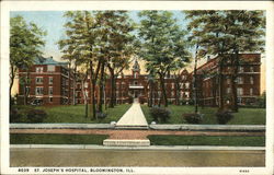 St. Joseph's Hospital Bloomington, IL Postcard Postcard Postcard