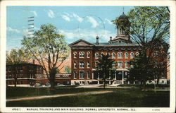 Normal University - Manual Training and Main Building Postcard