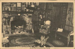 Corner of the Lobby of the Nu-Wray Inn Postcard