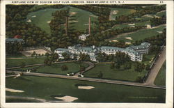 Airplane View of Seaview Golf Club Postcard
