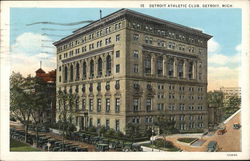 Detroit Athletic Club Postcard