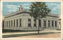 Post Office Building Postcard