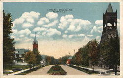 Haimlton Boulevard Postcard