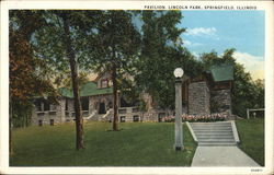 Pavilion Lincoln Park Springfield, IL Postcard Postcard Postcard