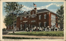 Graded School Aberdeen, NC Postcard Postcard Postcard
