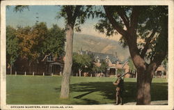 Officers Quarters Postcard