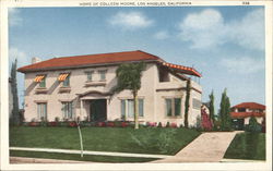 Home of Colleen Moore Postcard