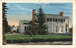 Home of Pola Negri Beverly Hills, CA Postcard Postcard Postcard