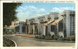 Residence of Mr. and Mrs. James Cruze, (Betty Compson) Flintridge, CA Postcard Postcard Postcard