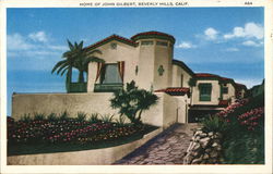 Home of John Gilbert Beverly Hills, CA Postcard Postcard Postcard