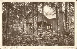 Twitchell Lake Inn - Typical Cottage Big Moose, NY Postcard Postcard Postcard