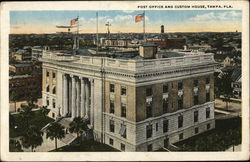 Post Office and Custom House Tampa, FL Postcard Postcard Postcard