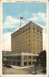 Virginia Dare Hotel Elizabeth City, NC Postcard Postcard Postcard