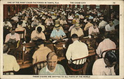 Cigar Factory Tampa, FL Postcard Postcard Postcard