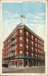 Hotel Beverly Staunton, VA Postcard Postcard Postcard