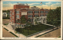 Practical Art High School Postcard