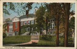 High School Stamford, CT Postcard Postcard Postcard