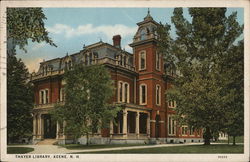 Thayer Library Keene, NH Postcard Postcard Postcard