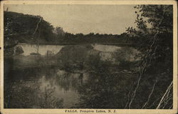 View of Falls Pompton Lakes, NJ Postcard Postcard Postcard