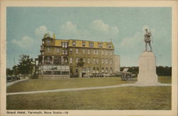 View of Grand Hotel Yarmouth, NS Canada Nova Scotia Postcard Postcard Postcard