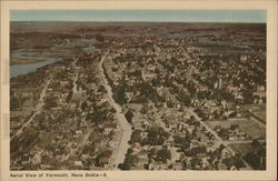 Aerial view of City Postcard