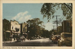 Main Street, Kentville, Nova Scotia, Canada Postcard Postcard Postcard