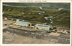 Oakland Airport California Postcard Postcard Postcard