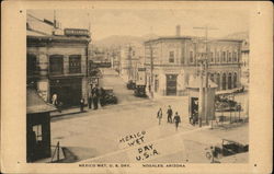 Mexico Wet Dry U.S.A. Nogales, AZ Postcard Postcard Postcard