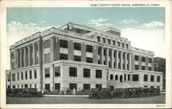 Hunt County Court House Postcard