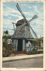 Van de Kamp's Holland Dutch Bakers - Windmill Store No.1 Postcard