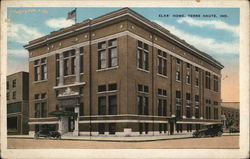 Elks' Home Terre Haute, IN Postcard Postcard Postcard