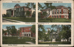 Views of Wofford College Spartanburg, SC Postcard Postcard Postcard