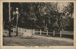 Artesian Well Winamac, IN Postcard Postcard Postcard