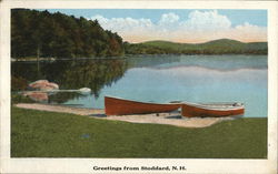 Lake Scene Stoddard, NH Postcard Postcard Postcard