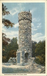 Norumbega Tower Waltham, MA Postcard Postcard Postcard
