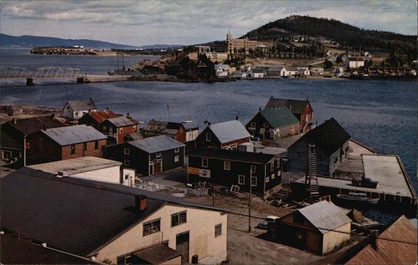 Lower Town and Gaspe Harbour QC Canada Al Cassidy Quebec