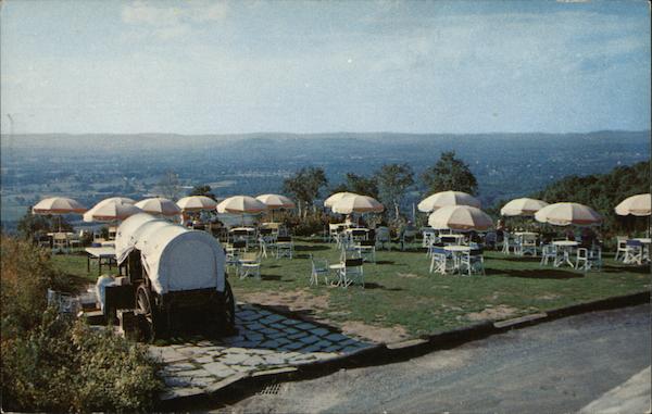 The Log Cabin, Easthampton Road Holyoke, MA Postcard