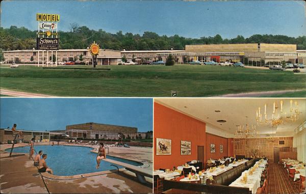 Colony 7 Motor Inn (three views) Baltimore Maryland