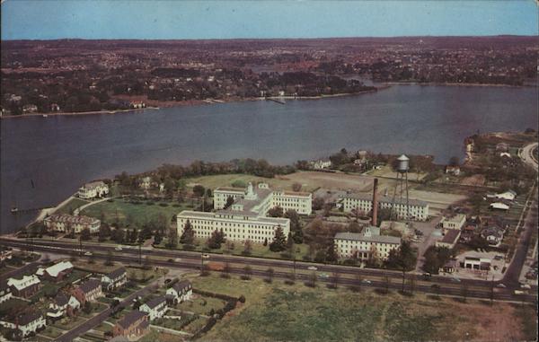 Aeriel View of U.S. Public Health Service Hospital Norfolk Virginia