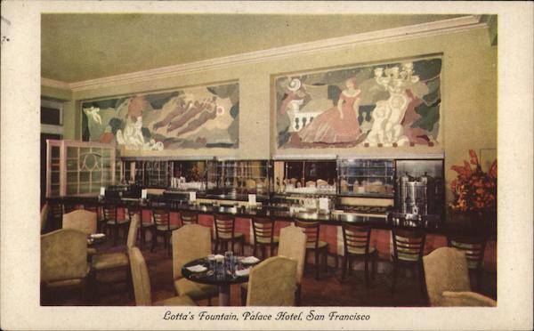 Palace Hotel - Lotta's Fountain San Francisco California