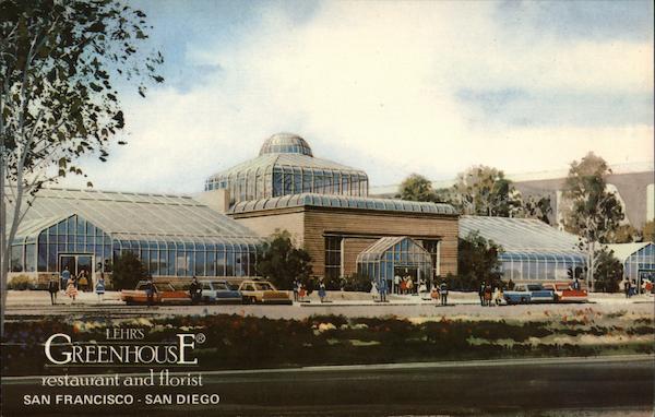 Lehr's Greenhouse Restaurant and Florist San Diego California
